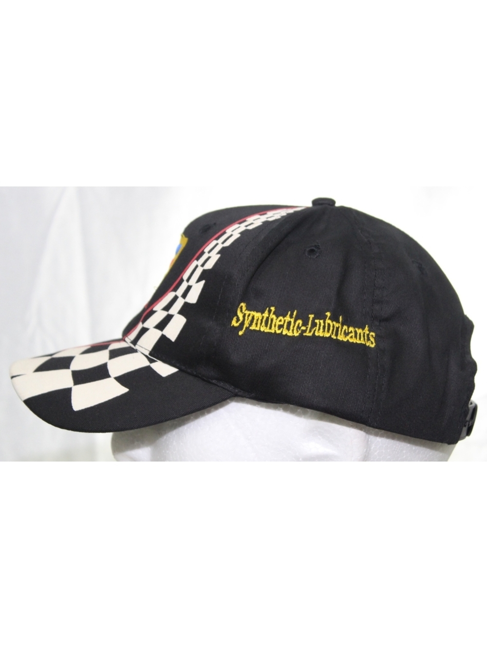 Vintage Estrol Synthetic Lubricants Oil Snapback Cap Checkered Flag Racing Hat View 6